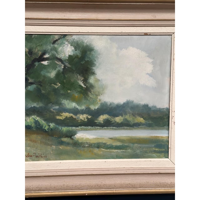Lars Boëthius, Coastal Landscape, 1950s, Oil on Panel, Framed For Sale - Image 4 of 18