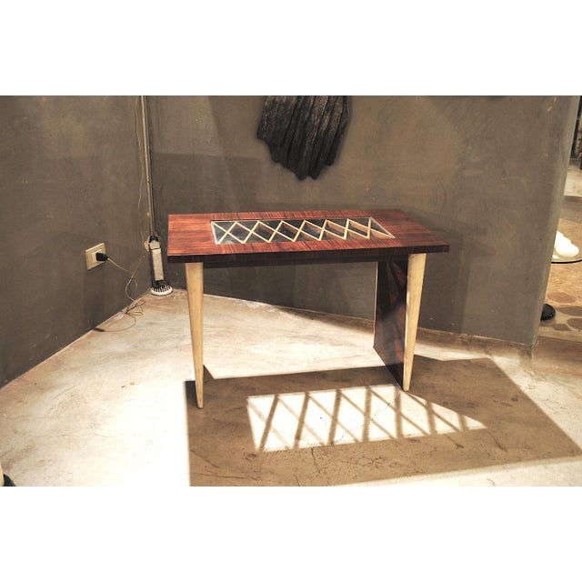 Vintage Italian Coffee Table in the Style of Guglielmo Ulrich For Sale - Image 3 of 6