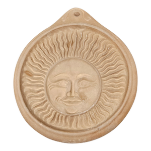 Celestial Hartstone Vintage Cookie Mold, Sun Moon Face