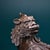 Metal Vintage Silver-Inlaid Bronze Unicorn Figure - Mythical Beast Sculpture For Sale - Image 7 of 9