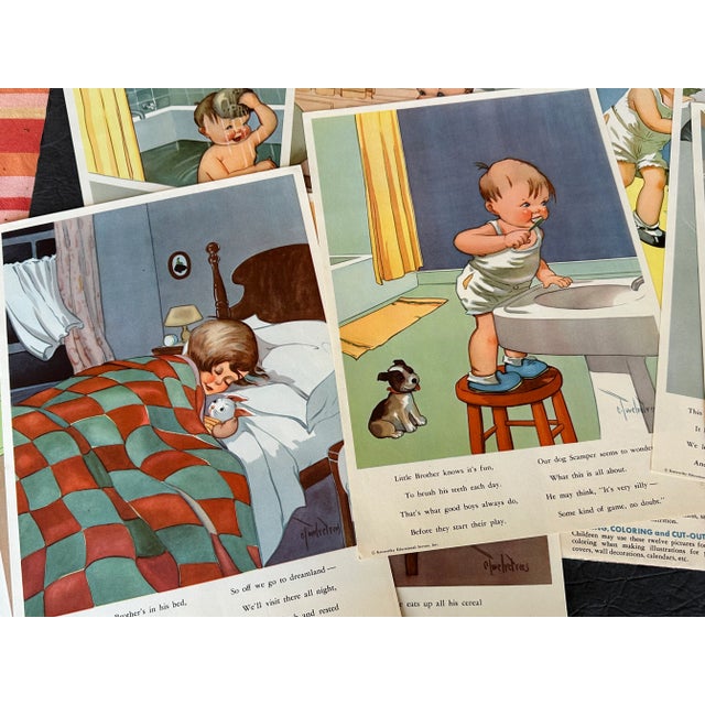 Vintage Children's School Classroom Poster Set For Sale In New York - Image 6 of 11