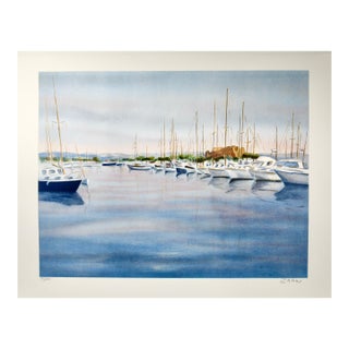 Victor Zarou Antibes C. 1980 Reproduction Print For Sale