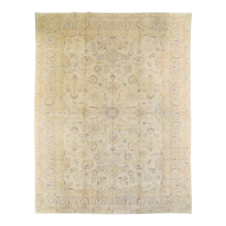 Galerie Shabab Collection Early 20th Century Turkish Oushak Room Size Carpet For Sale