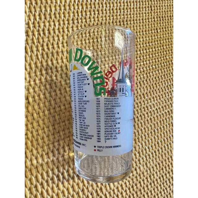 Vintage Souvenir Julip Kentucky Derby Collector Glass. This glass commemorates the 110th Kentucky Derby, which took place...