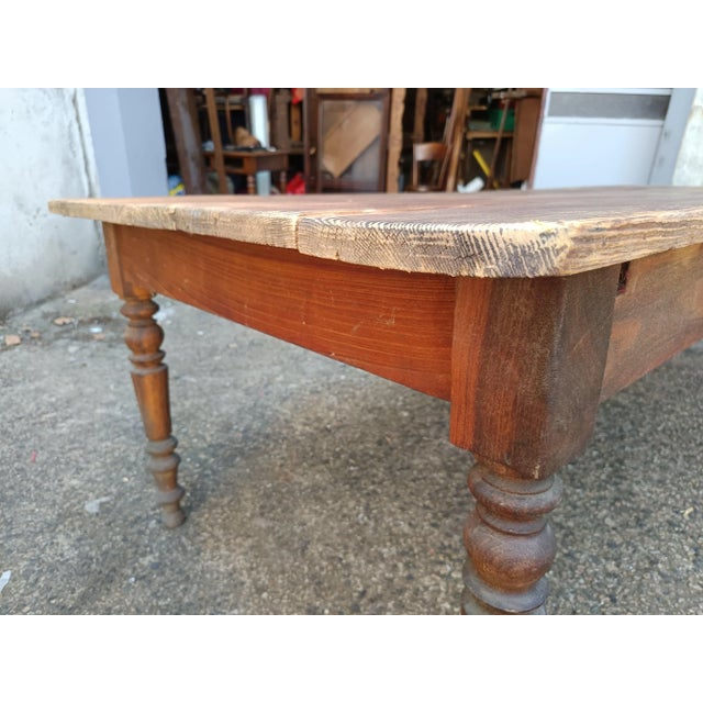 Farmhouse Table in Fir For Sale - Image 18 of 18