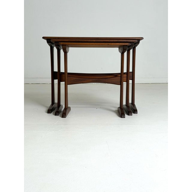 1960s Nesting Tables in Teak, 1960s, Set of 3 For Sale - Image 5 of 11