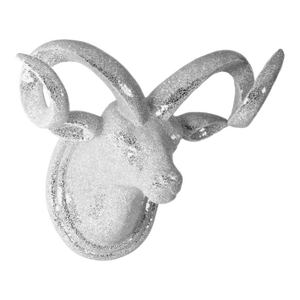 Silver Bull Head Wall Mount