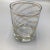 Here is a hard to find set of Four 22K gold double line spiral striped lowball/double old fashion glasses. This set of 4...