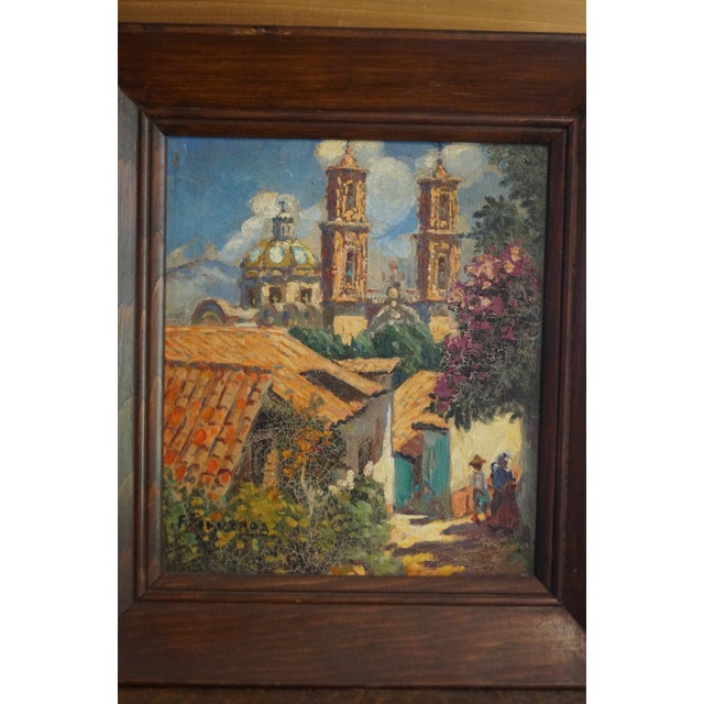 A delightfully hued and wonderfully rendered painting from Fidel Figueroa (1943-1979). Fidel was the founder of The Taxco...