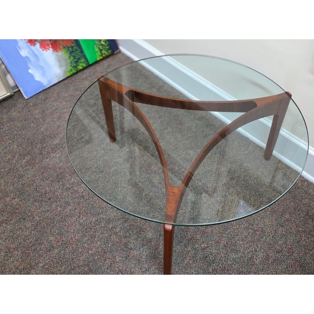 1960s 1960s Midcentury Modern Teak Coffee Table by Sven Ellekaer for Christian Linneberg 39" For Sale - Image 5 of 10