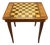 1970s Italian Marquetry Wood Chess/Game Table For Sale