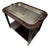 Hickory Chair Company Mahogany Bar Cart With Antique Silver Tray For Sale