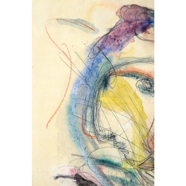 1980s Argentinian Tango, Mixed Media Abstract Expressionist by Ricardo De Silva For Sale - Image 5 of 6