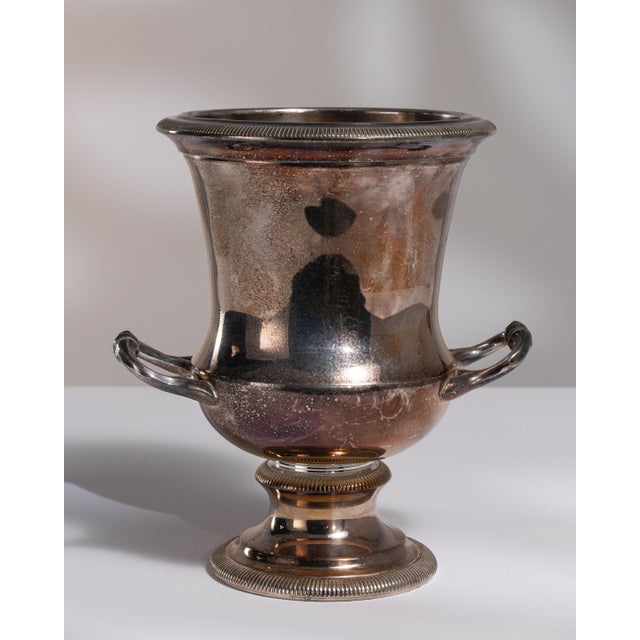 Mid 20th Century Mid 20th Century Spain Neoclassical Silver Ice Bucket For Sale - Image 5 of 15