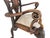 Wood Chippendale Desk Chair in Oak, 1880 For Sale - Image 7 of 8