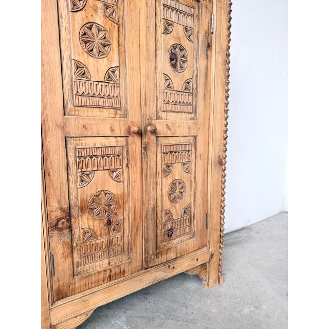 Small Folk Art Cabinet, 1960s For Sale - Image 15 of 18