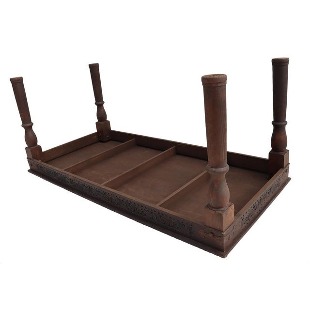 Vintage Wooden Dining Table, 1970s For Sale - Image 12 of 18