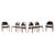Scandinavian Modern Dining Chairs in Leather by Arne Vodder, 1960s, Set of 6 For Sale - Image 11 of 11