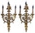 Large Louis XV Gilded Bronze Sconces, Set of 2 For Sale