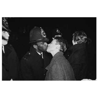 'New Year Celebrations in Trafalgar Square' Unframed Archival Pigment Print For Sale