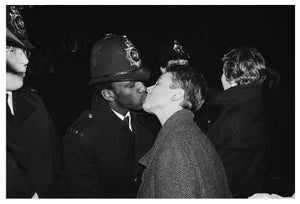 'New Year Celebrations in Trafalgar Square' Unframed Archival Pigment Print