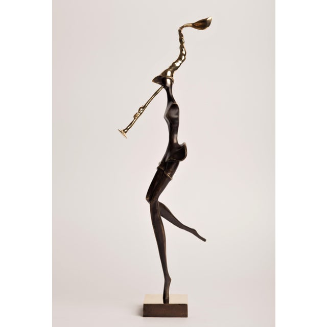 2010s The Muse Contemporary Bronze Sculpture For Sale - Image 5 of 5