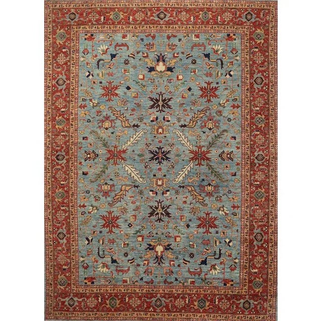 Handwoven Serapi Style Area Rug 10’1″ X 13’10” For Sale - Image 11 of 11