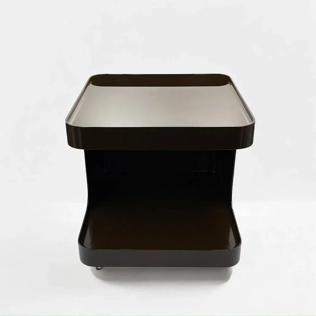 Space Age Brown Bar Cart Game by Marcello Siard for Longato, 1970s For Sale - Image 6 of 15