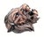 Modern Antique Copper Finish Metal Lion Head Sculptures For Sale - Image 3 of 6
