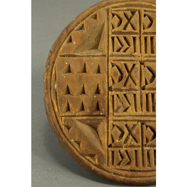 1800's Prosphora Seal Wooden Greek Orthodox Holy Bread Stamp For Sale - Image 16 of 16