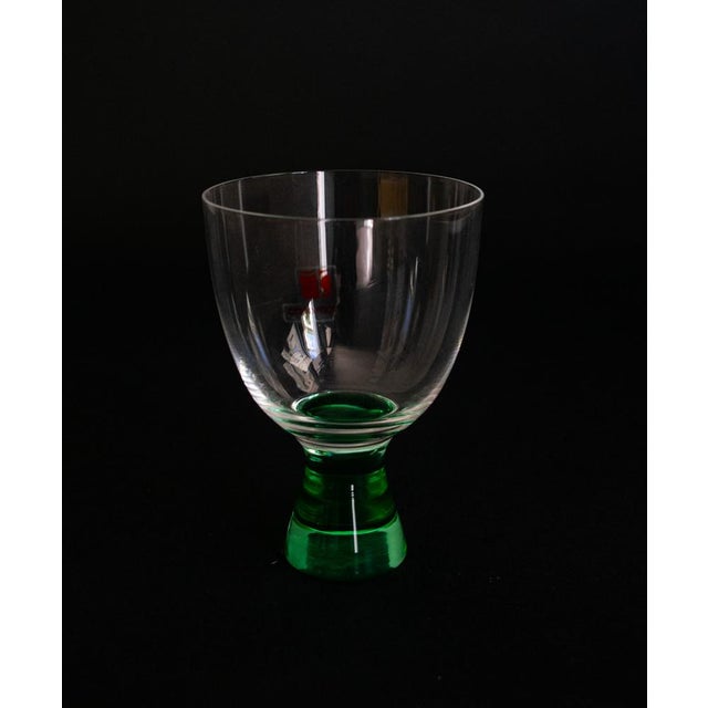 Murano Crystal Martini Glass by Moretti, Set of 6 For Sale - Image 16 of 18