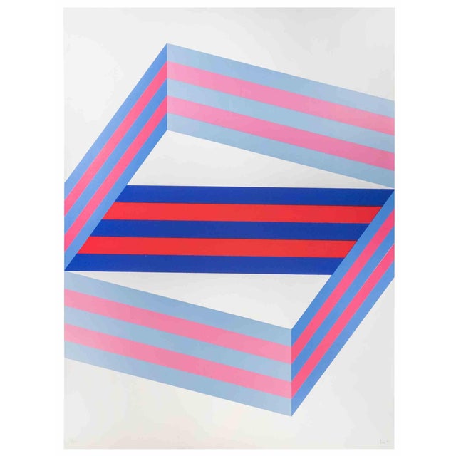 Renato Livi, Perspective, Lithograph, 1971 For Sale