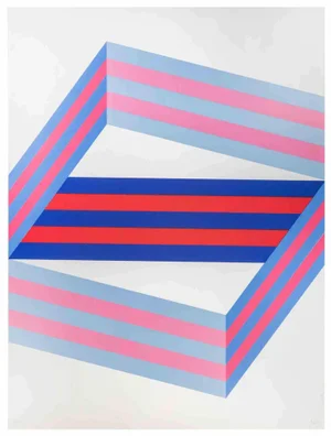 Renato Livi, Perspective, Lithograph, 1971