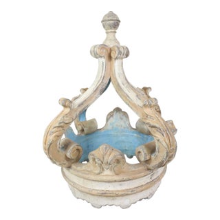 Carved Wooden Bed Crown in the Style of Louis XVI For Sale