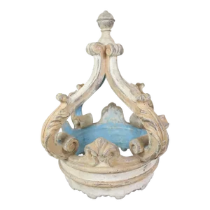 Carved Wooden Bed Crown in the Style of Louis XVI