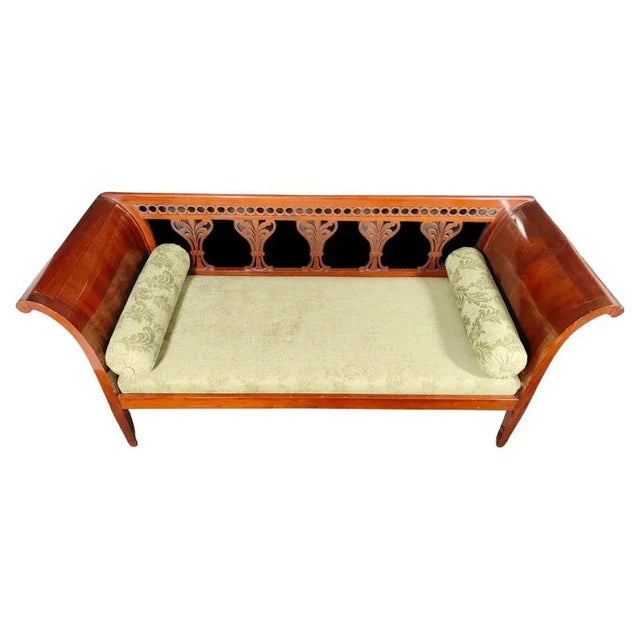 19th Century Bench in Mahogany For Sale - Image 11 of 11