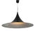 Black Round Pendant Lamp from Fog & Mørup, 1970s For Sale