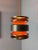 Hanging Lamp in Orange by Carl Thore For Sale - Image 3 of 11