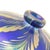 Glass Steven Correia 1987 Pulled Feather Art Glass Perfume Bottle (Cobalt, Signed, Dated) For Sale - Image 7 of 12