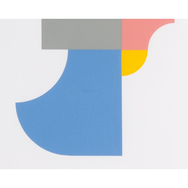 Contemporary 1995 “Konstruktion and Intuition” Serigraph Print by Anton Stankowski For Sale - Image 3 of 8