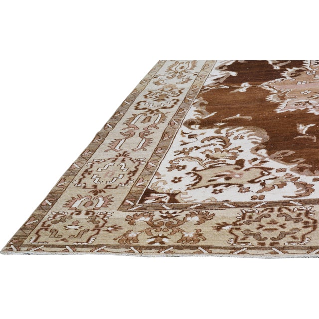 Turkish Vintage Turkish Anatolian Tribal Kurdish Wool Rug, 8'2"x10'4" For Sale - Image 3 of 6