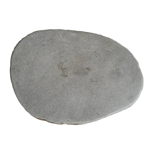 Vintage Rustic Modern Stacked River Rock Bistro Table For Sale - Image 4 of 6