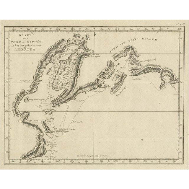Early 19th Century Original Chart of the Region Between Cape Grenville and Cape Suckling, 1803 For Sale - Image 5 of 5