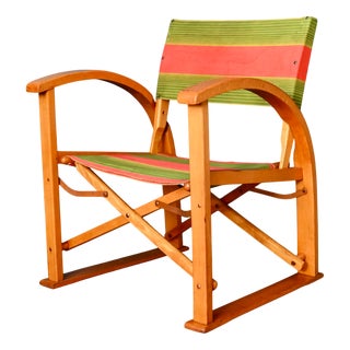 Art Deco Folding Chair from Erbacher Erzeugnis, 1930s For Sale