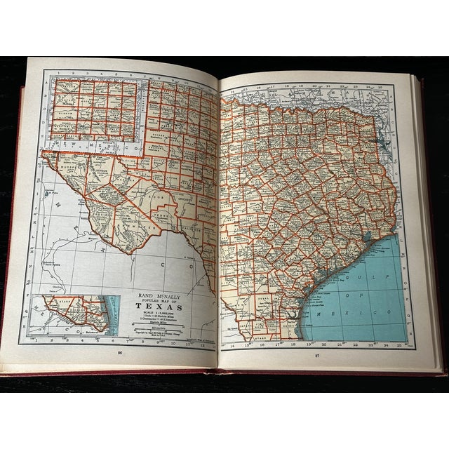 1930s Vintage World Atlas For Sale - Image 15 of 18