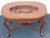 Heavy Hand Carved Cameo Coffee Table With Glass Top Serving Tray 6644 For Sale - Image 15 of 17