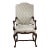 Antique French Régence Style Carved Mahogany Armchair, Circa Early 19th Century For Sale