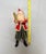 Textile Christmas Antique Japanese Composition Santa Claus With Bottle Brush Tree, Circa 1930s For Sale - Image 7 of 8