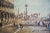 Canvas Landscape Representation of Venice, 1960s, Set of 2 For Sale - Image 6 of 17