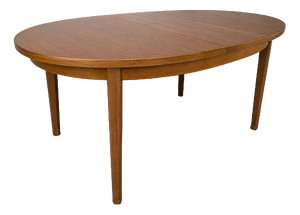 Mid-Century Extending Teak Oval Dining Table by William Lawrence, 1960s